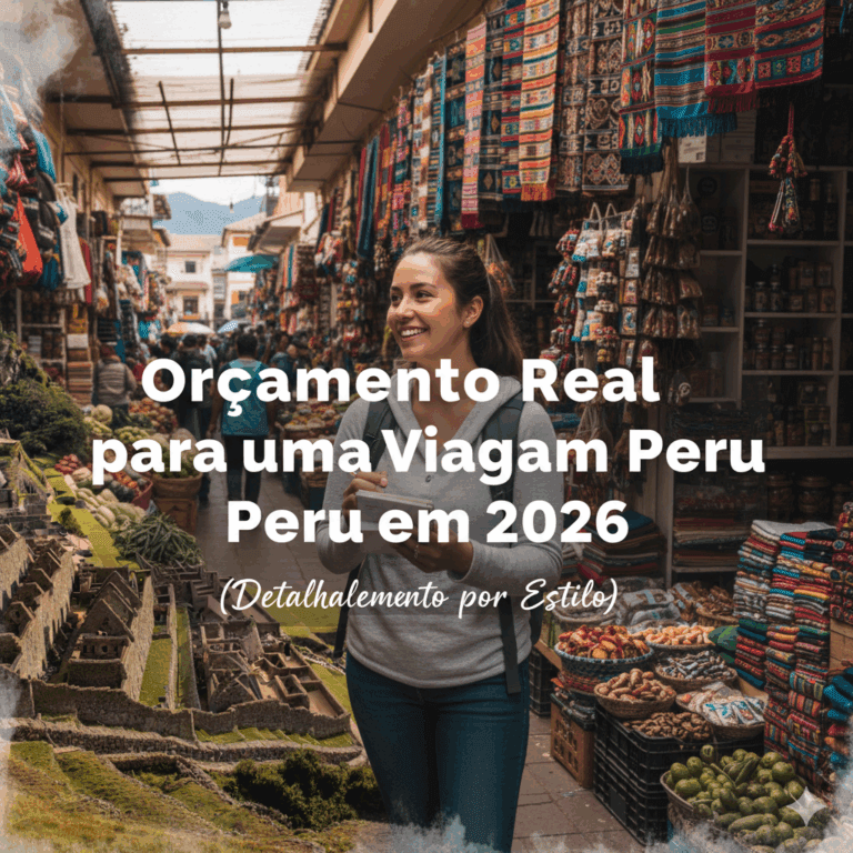 Orçamento Real para uma Viagem ao Peru em 2026 (Detalhamento por Estilo)