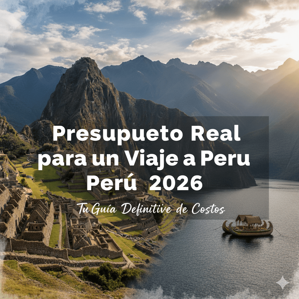 Presupuesto Real para un Viaje a Perú 2026 (Desglose por Estilo)